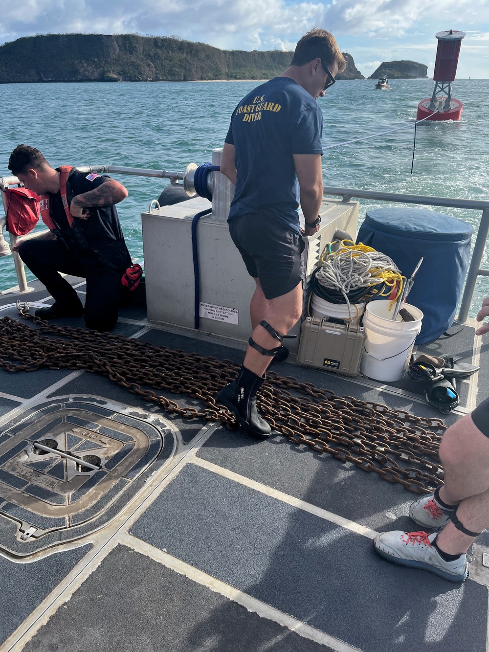 U.S. Coast Guard continues recovery operations in Guam, opens Port of Guam