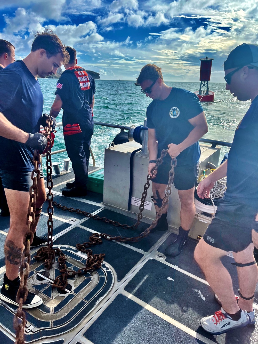 U.S. Coast Guard continues recovery operations in Guam, opens Port of Guam