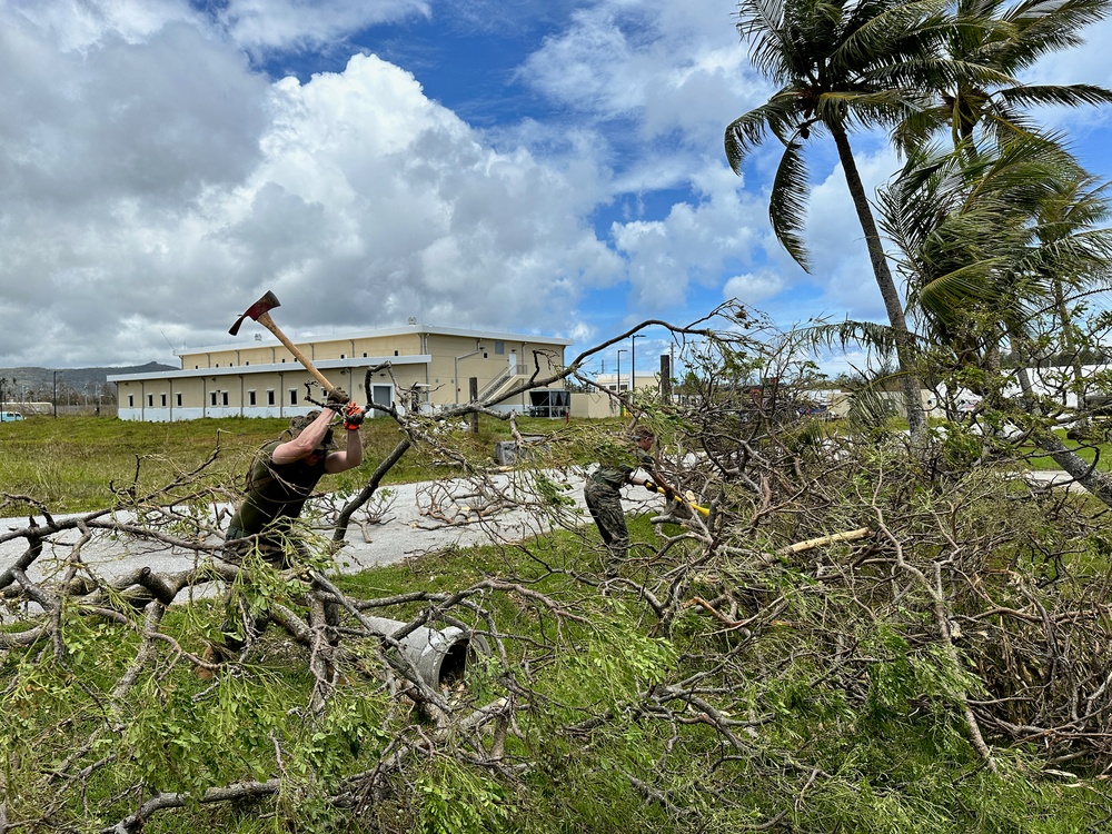 U.S. Coast Guard continues recovery operations in Guam, opens Port of Guam