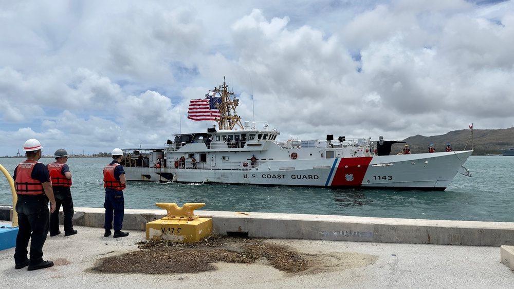 U.S. Coast Guard continues recovery operations in Guam, opens Port of Guam