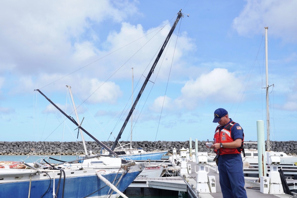 U.S. Coast Guard continues recovery operations in Guam