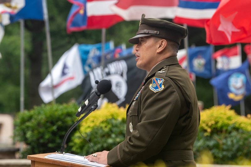 Cochiaosue speaks at Memorial Day Commemoration