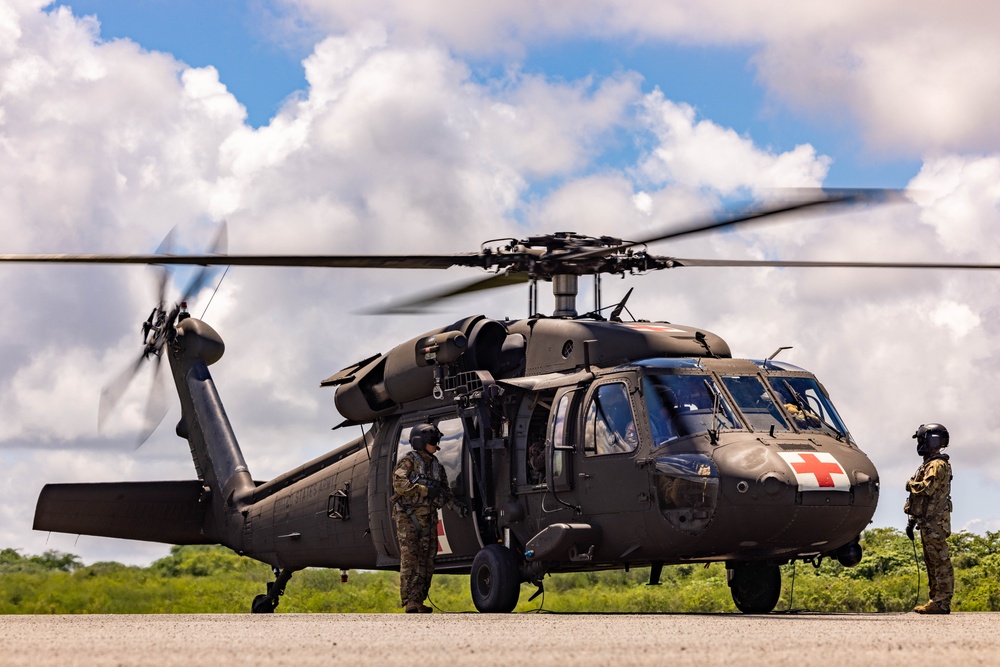Puerto Rico National Guardsmen perform medical and casualty evacuation during CENTAM Guard 2023