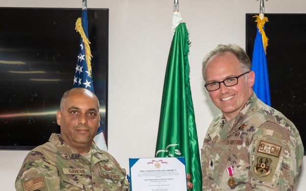 430th EECS Change of Command ceremony