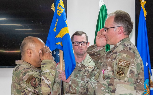 430th EECS Change of Command ceremony