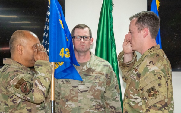 430th EECS Change of Command ceremony