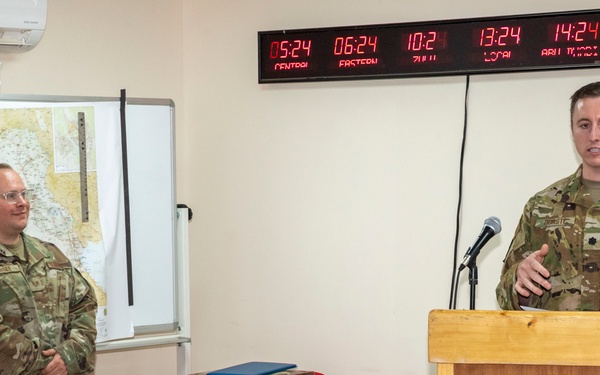 430th EECS Change of Command ceremony