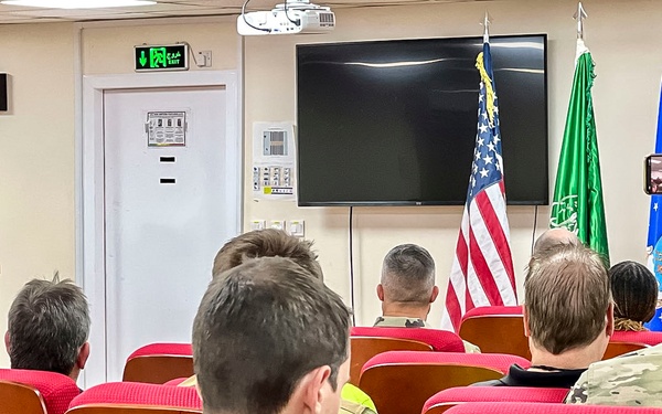 430th EECS Change of Command ceremony