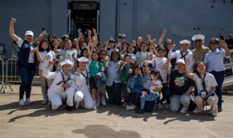 Girl Scout Troop 6000 tours Wasp