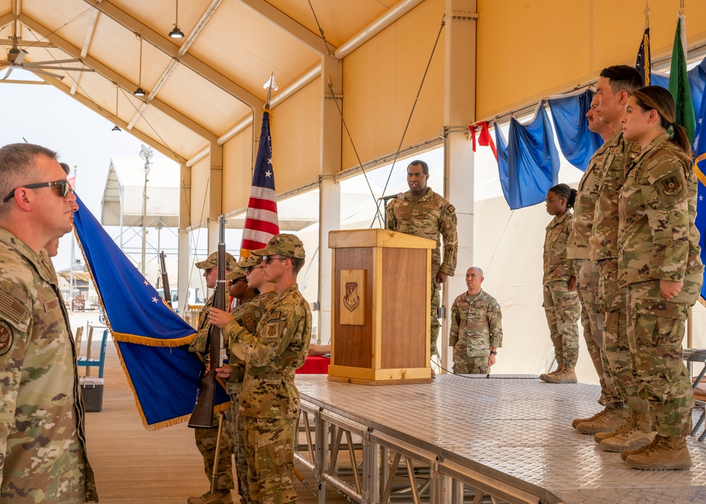 378th EFSS holds change of command ceremony