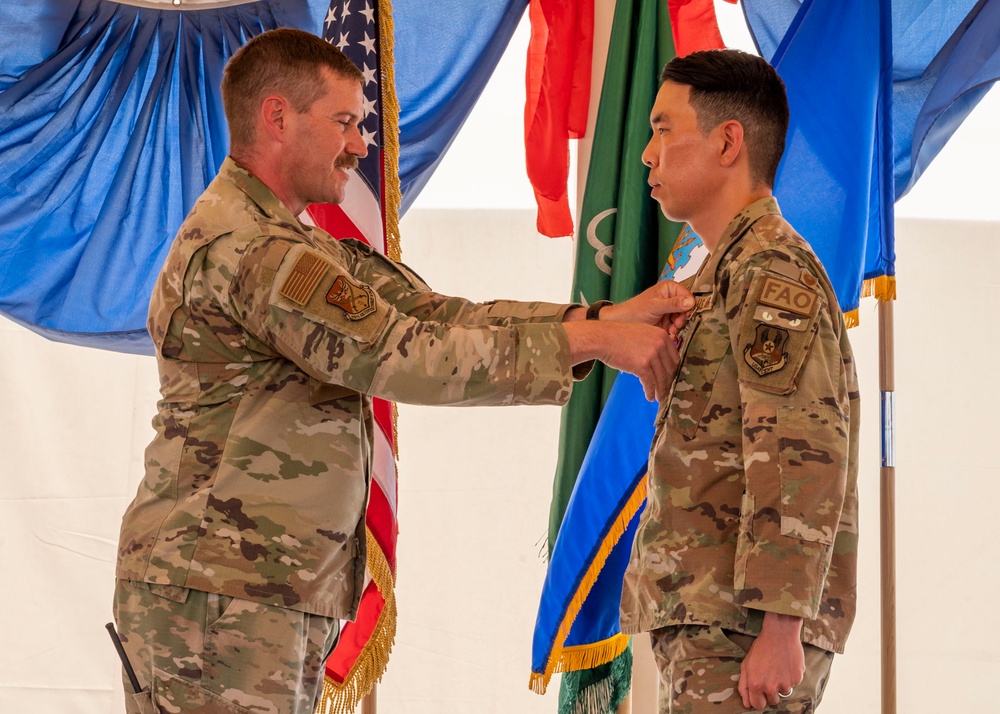 378th EFSS holds change of command ceremony