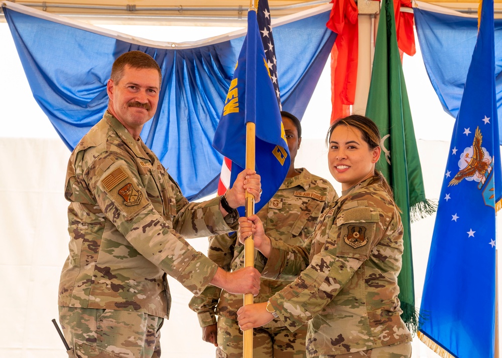 378th EFSS holds change of command ceremony