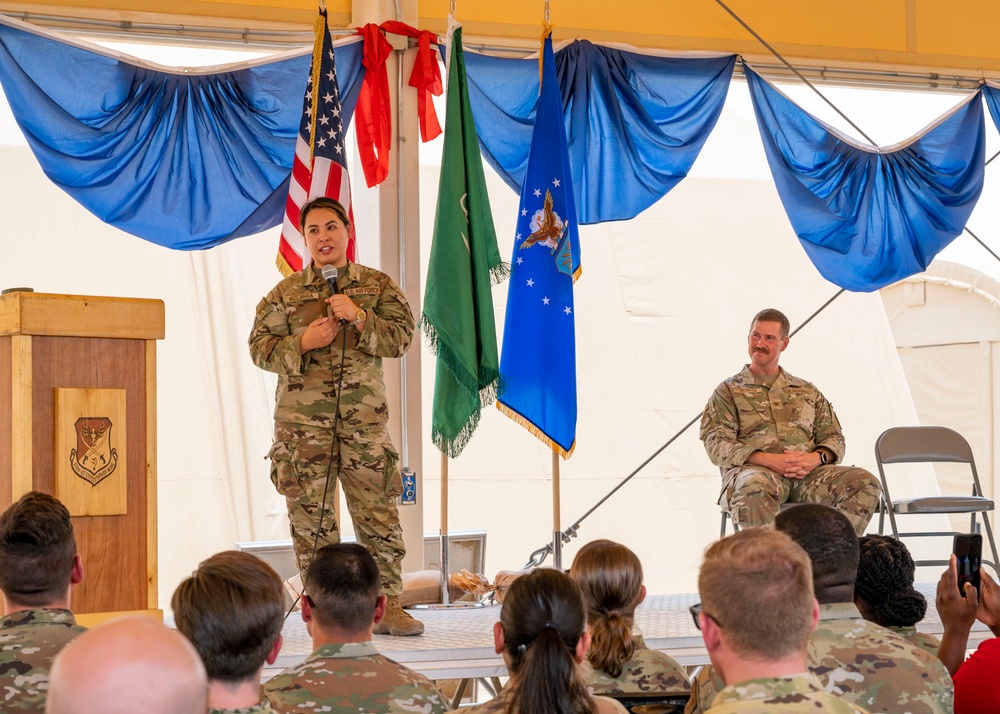 378th EFSS holds change of command ceremony