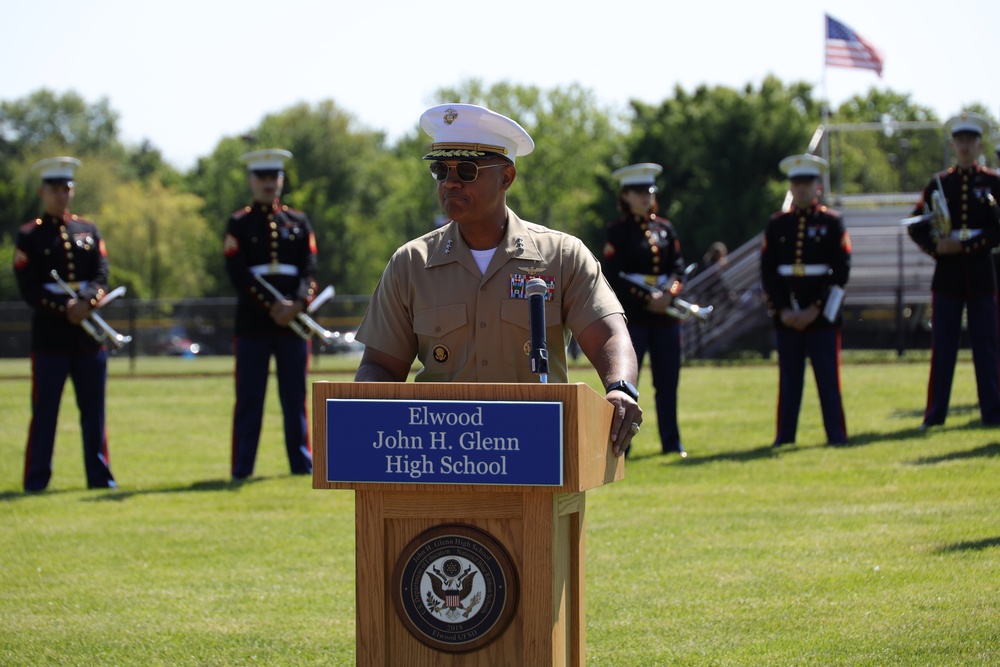 John Glenn High School hosts Marines during Fleet Week New York 2023