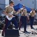 Quantico Marine Rock Band performs aboard the USS WASP (LHD 1) during Fleet Week