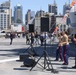 Quantico Marine Rock Band performs aboard the USS WASP (LHD 1) during Fleet Week