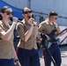 Quantico Marine Rock Band performs aboard the USS WASP (LHD 1) during Fleet Week