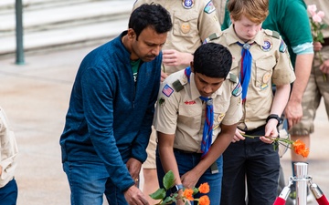 Flowers of Remembrance Day 2023 at Arlington National Cemetery