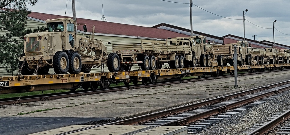 Fort McCoy supports first major rail movement of 2023