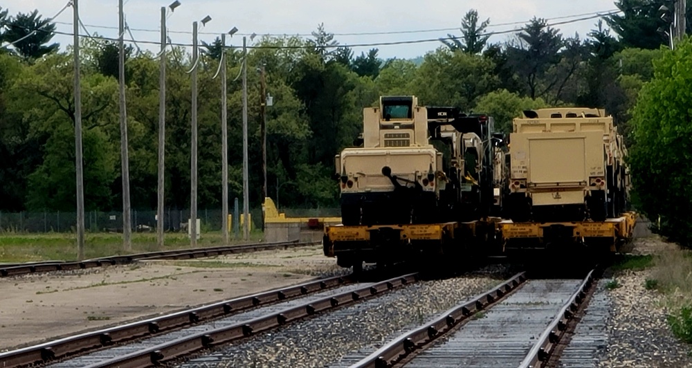 Fort McCoy supports first major rail movement of 2023
