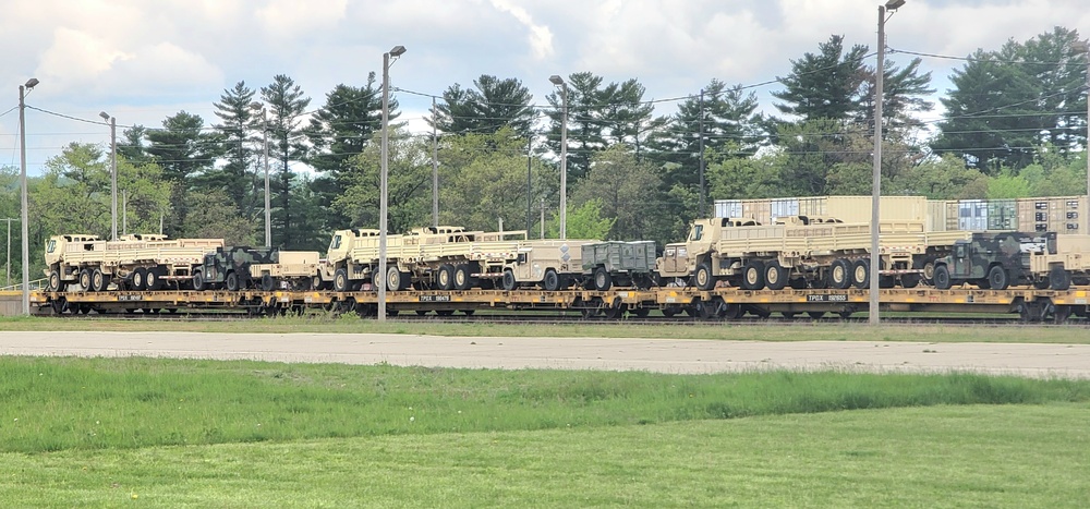 Fort McCoy supports first major rail movement of 2023