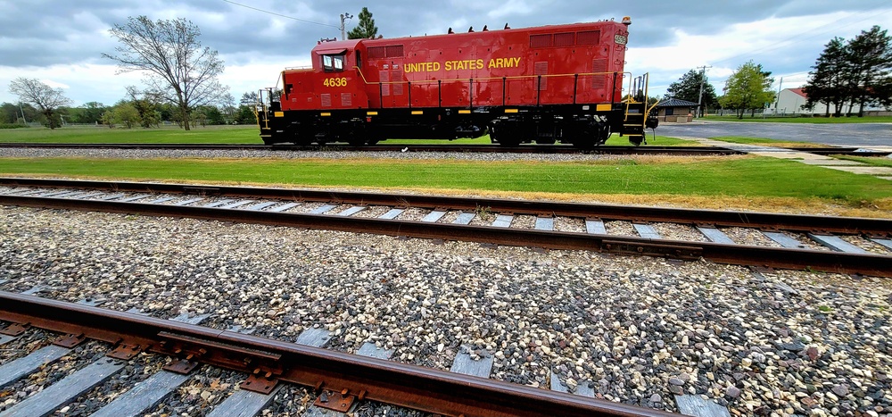 Army locomotives at Fort McCoy key to success of first rail movement at installation in 2023