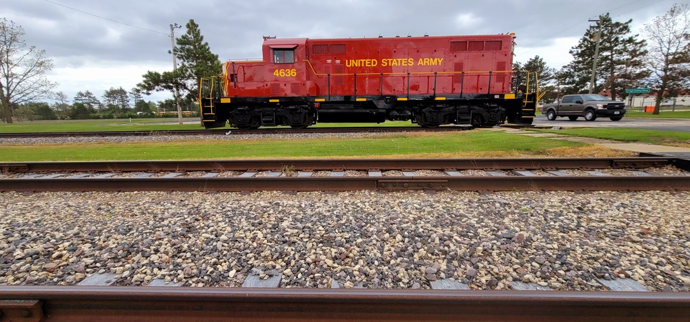 Army locomotives at Fort McCoy key to success of first rail movement at installation in 2023