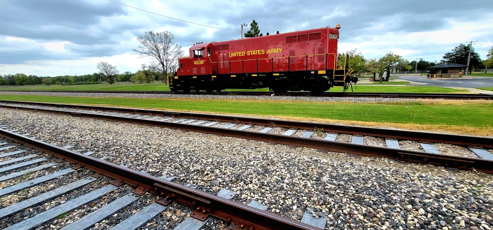 Army locomotives at Fort McCoy key to success of first rail movement at installation in 2023