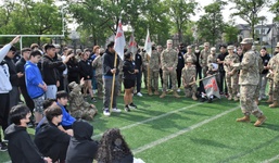 USAG Fort Hamilton Commander visits local JROTC Cadets