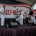 The U.S. Navy Band Southwest perform at the Los Angeles Navy fleet week