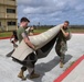 U.S. Marines conduct recovery efforts at Marine Corps Base Camp Blaz