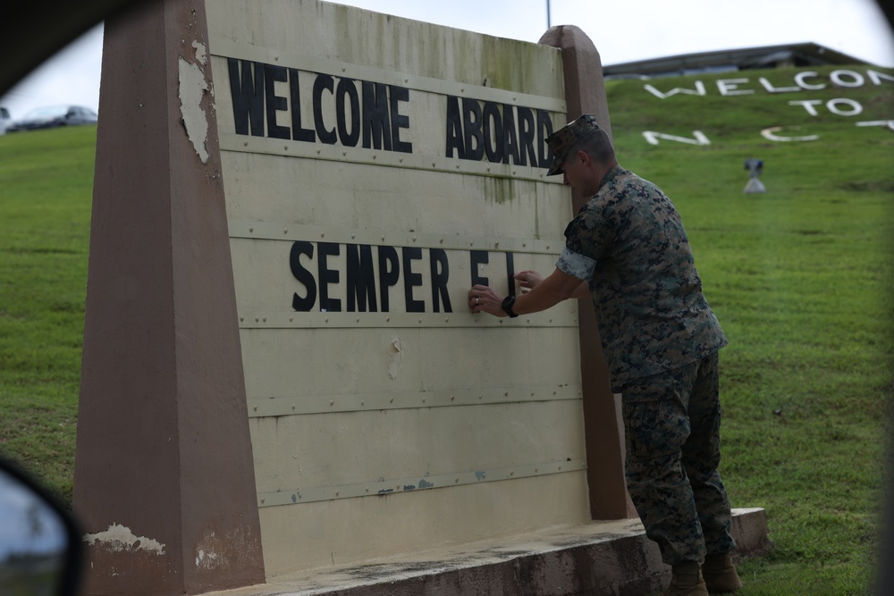 Damage assessments conducted aboard Camp Blaz following Typhoon Mawar