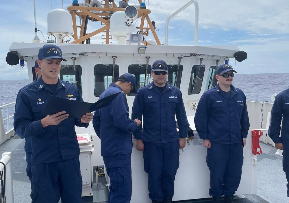 Petty Officers earn permanent Cutterman insignia