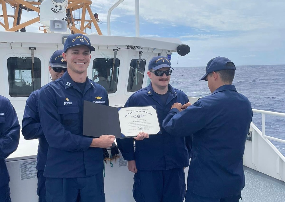 Petty Officers earn permanent Cutterman insignia