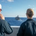 USS Mesa Verde Prepares for RAS with USNS Patuxent