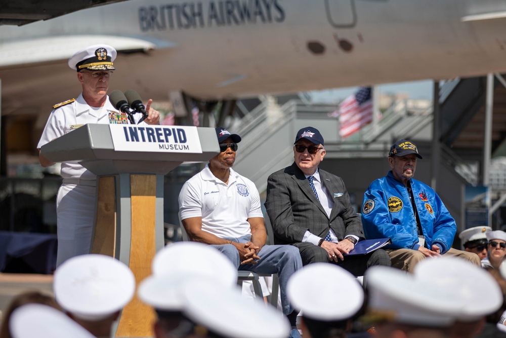 Fleet Week New York 2023: USS Intrepid Memorial Day Ceremony