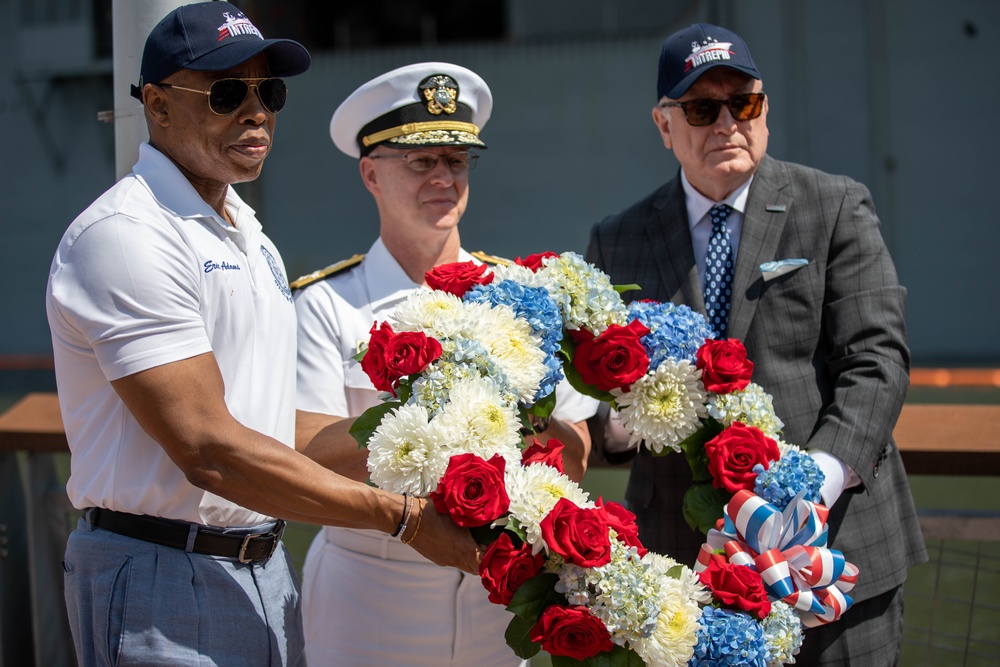 Fleet Week New York 2023: USS Intrepid Memorial Day Ceremony