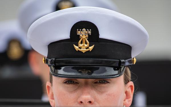 Sailor Looks Beyond Music at Arlington National Cemetery