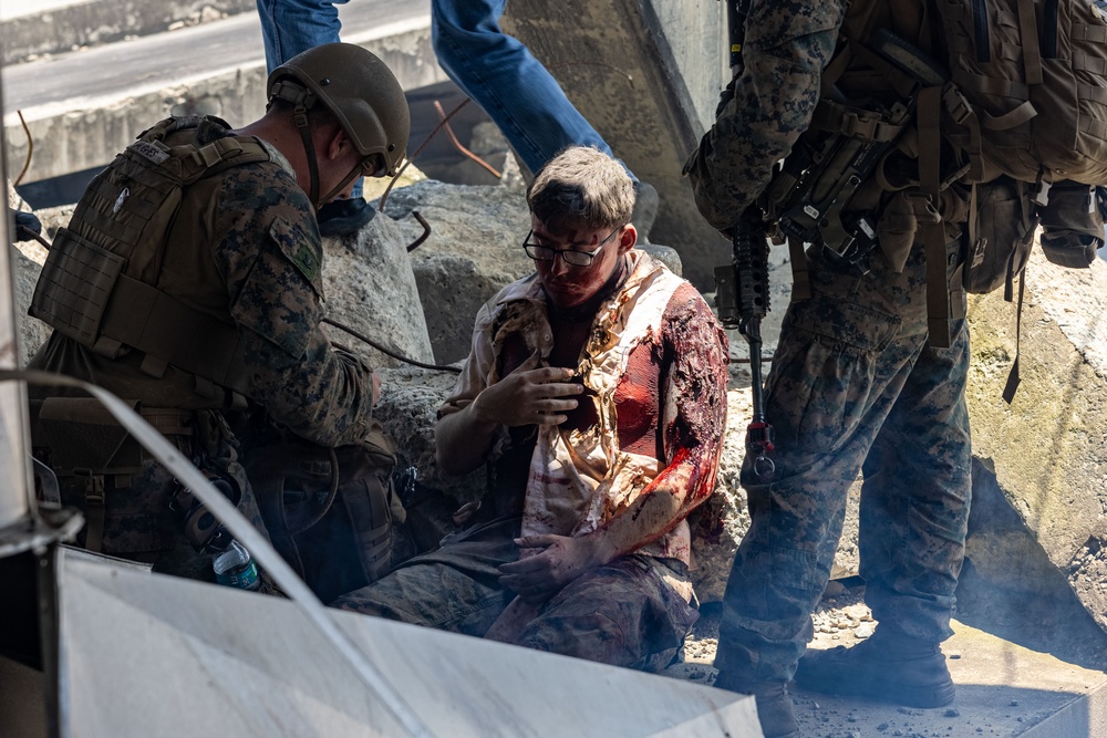 Here to Support: 26th MEU Conducts FHA Training During C2X