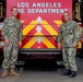 Sailors spend the day at Fire Station 64 during LAFW 2023