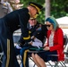 Cpl. Luther H. Story's full military honors graveside ceremony