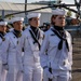 U.S. Navy Cadet Sailors partcipate as color guard during the Los Angeles Navy fleet week