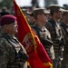 Romanian Land Forces mass during opening ceremony of Saber Guardian