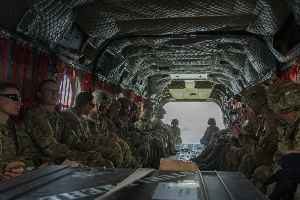 3rd Combat Aviation Brigade Conducts Morale Flights