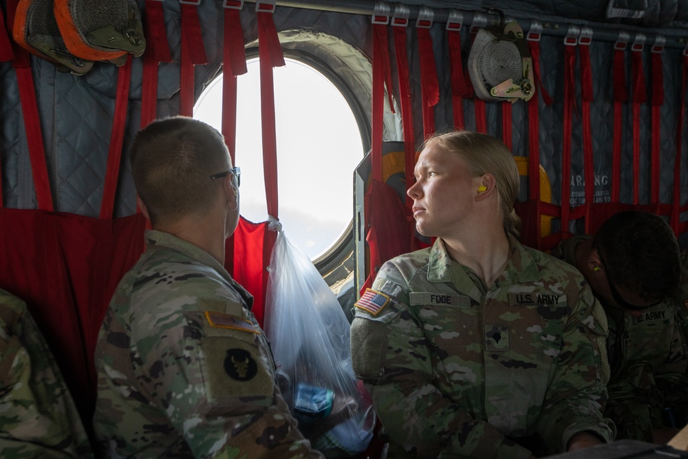 3rd Combat Aviation Brigade Conducts Morale Flights