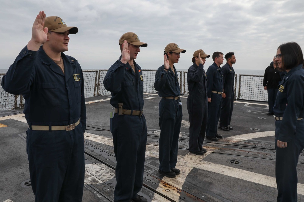 USS Thomas Hudner Deploys With GRFCSG