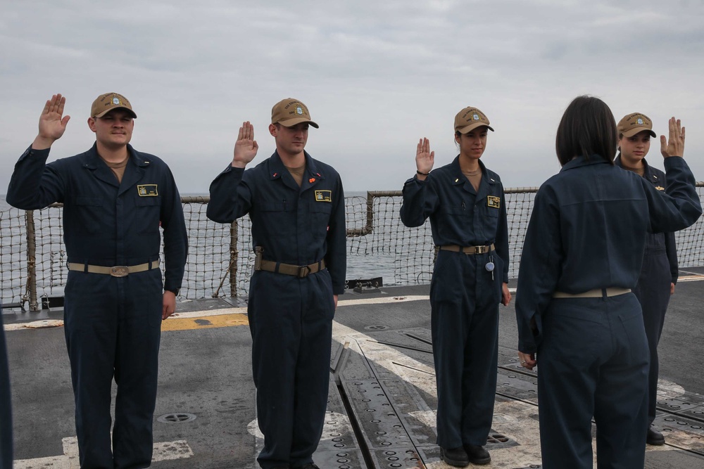 USS Thomas Hudner Deploys With GRFCSG