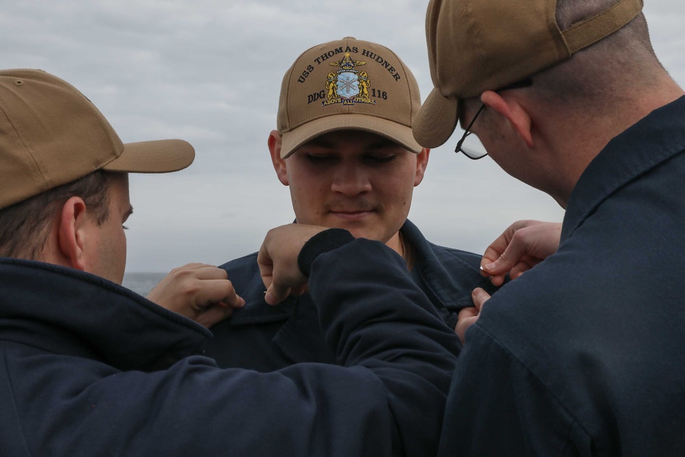 USS Thomas Hudner Deploys With GRFCSG