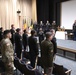 Allied Forces North Battalion, United States Army NATO Brigade, NCO induction ceremony, Montgomery auditorium, SHAPE, BE, May 19,  2023