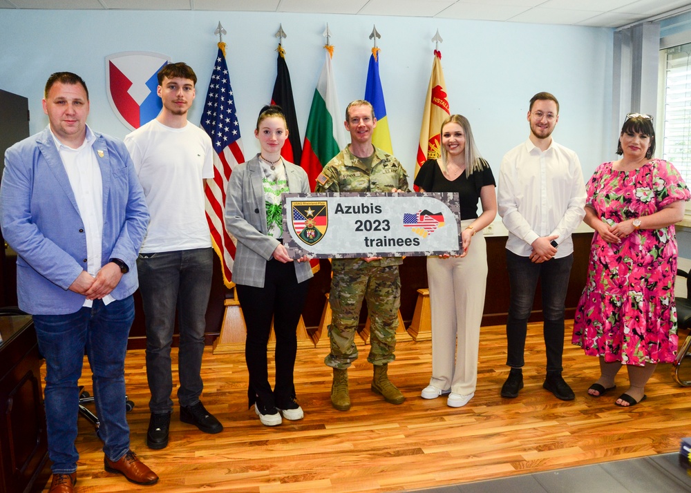USAG Rheinland-Pfalz welcomes four new apprentices, fosters cross-cultural relationships